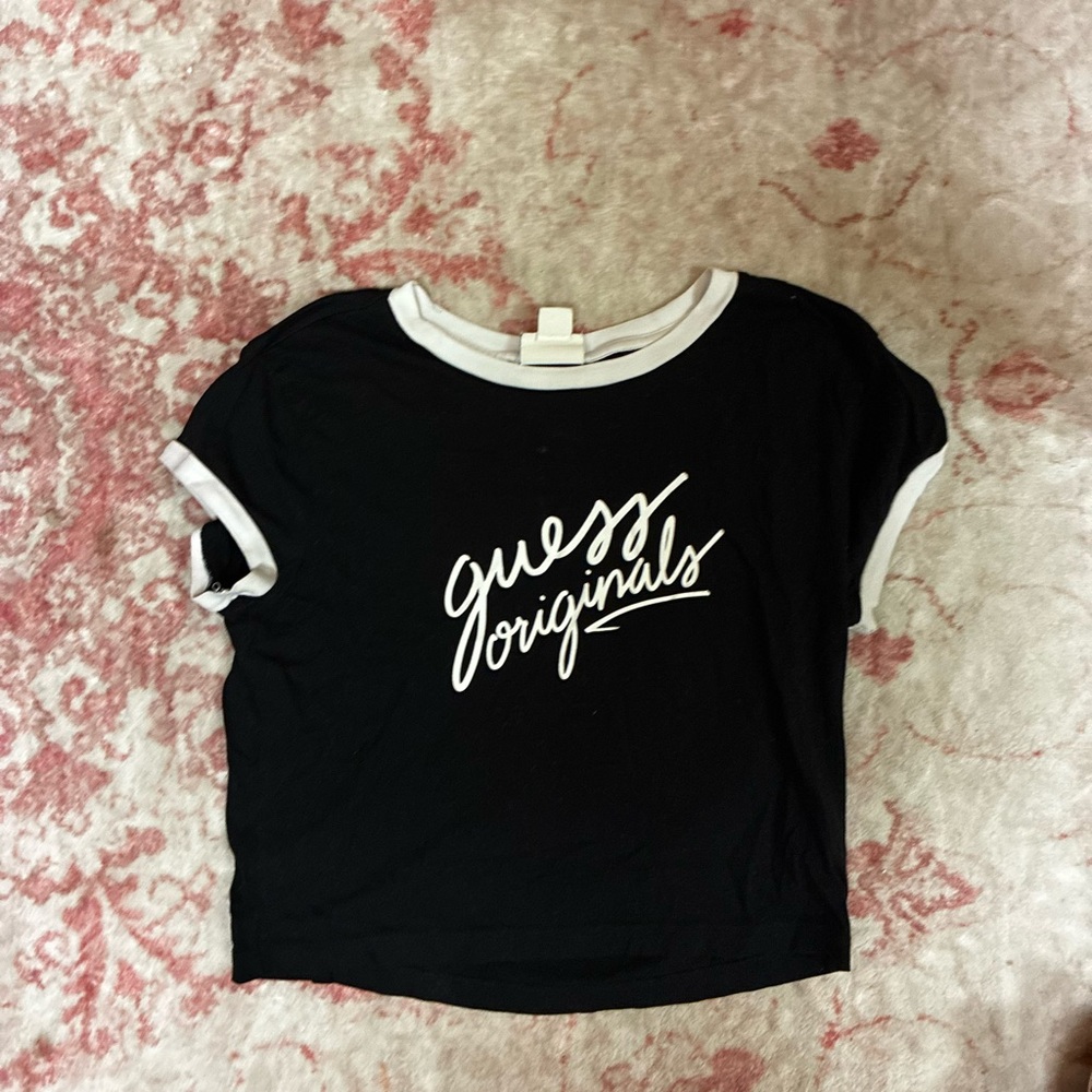 Guess Black and White Kids Tee